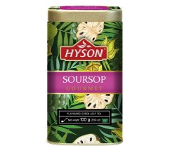 Zelený aromatizovaný čaj Hyson Soursop – 100 g