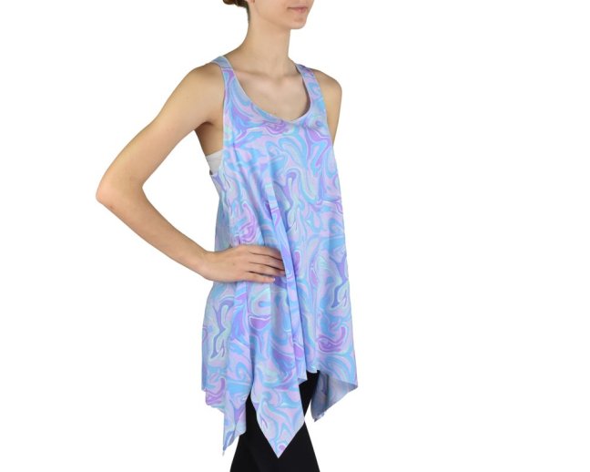 Dámský dlouhý top YOLA, multicolour II