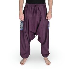 Harémové kalhoty aladin TARA, fialová, lotos