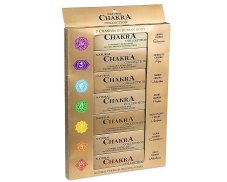 Chakra - Dárková sada indických tyčinek 7 x 18 ks