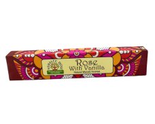 Indické vonné tyčinky Namaste India 15 g Rose a Vanilla
