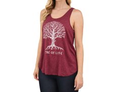 Dámské tílko YOGEE, vínové, strom života