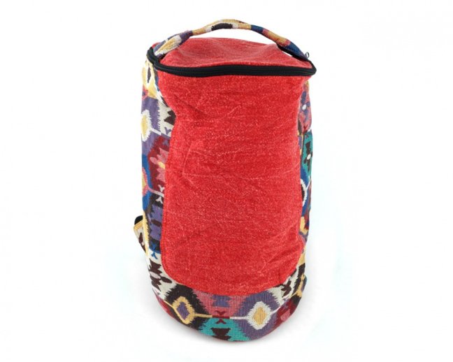 Batoh Djembe 40 cm, červený s mozaikou