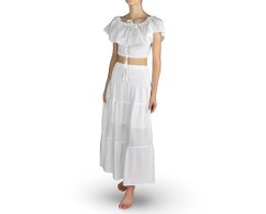 Dámská sukně s topem - Bílá