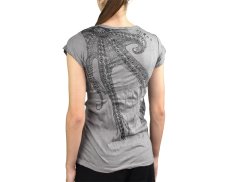 Tričko dámské krátký rukáv SURE, Octopus, šedá, vel. L, II. jakost