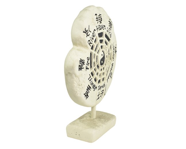 Betonová dekorace Yin - Yang - 50 cm