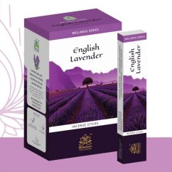 Indické vonné tyčinky Himalaya - Wellness Series - English Lavender 15ks