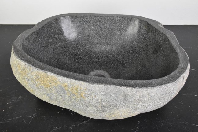 Umyvadlo říční kámen 41 x 33 cm, var. M