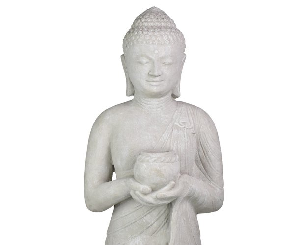 Betonová socha Buddha s mísou Alms - 150 cm