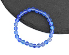 Náramek dětský Opalit matný modrý