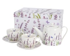 Čajová souprava LEVANDULE 900 ml - II. jakost
