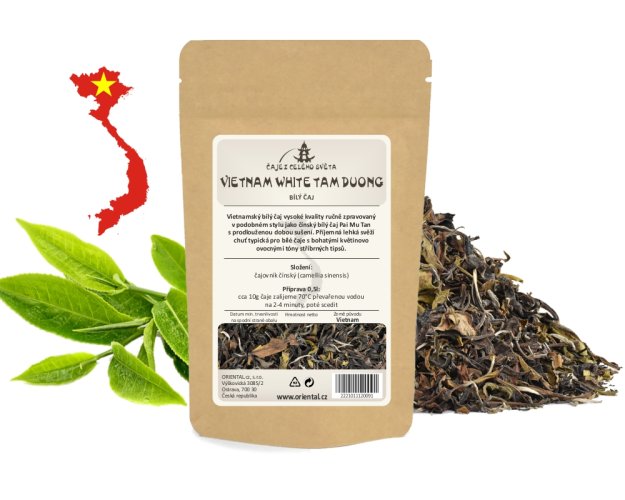 Bílý čaj Vietnam White Tam Duong - Gramáž čaje: 1000 g