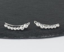 Stříbrné minimalistické náušnice Kuličky