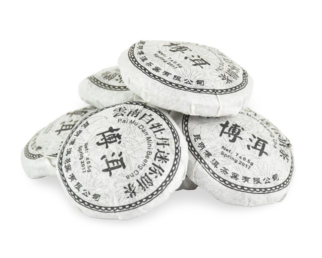 Bílý čaj China Yunnan Pu Erh Pai Mu Tan Ming Qiang Mini Beng Cha  - 10 x 7 g