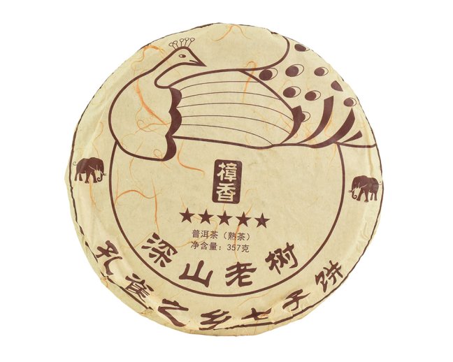 Tmavý čaj China Yunnan Lincang Pu-Erh Shu Peacock Tea 2017