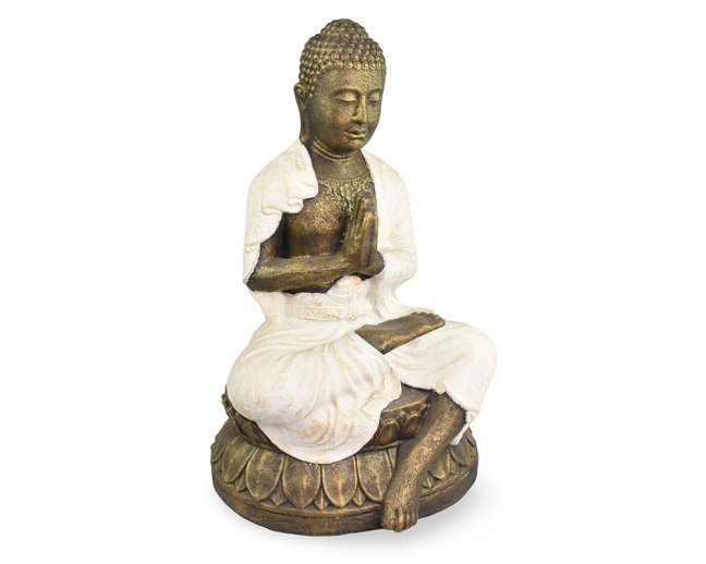 Odlehčená socha Buddha - Namasté - Anjali Mudra - 80 cm