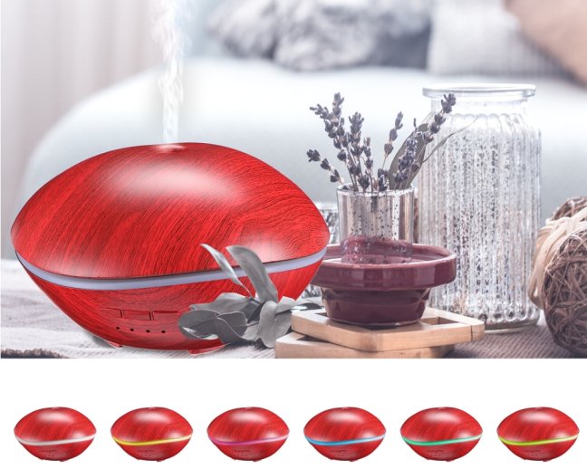 Aroma difuzér Stone červené dřevo 500ml SIXTOL