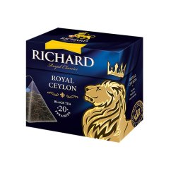 Černý čaj Richard Royal Ceylon (20 pyramid) 34 g