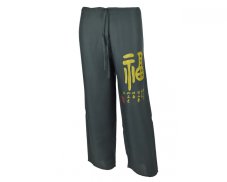 Kalhoty Nippon dlouhé, bavlna, šedá, bohatství