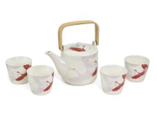Čínská porcelánová souprava Crane 5 ks