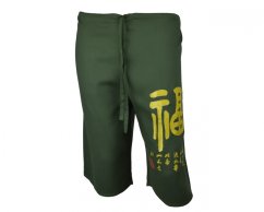 Kalhoty Nippon krátké, bavlna, zelená, bohatství