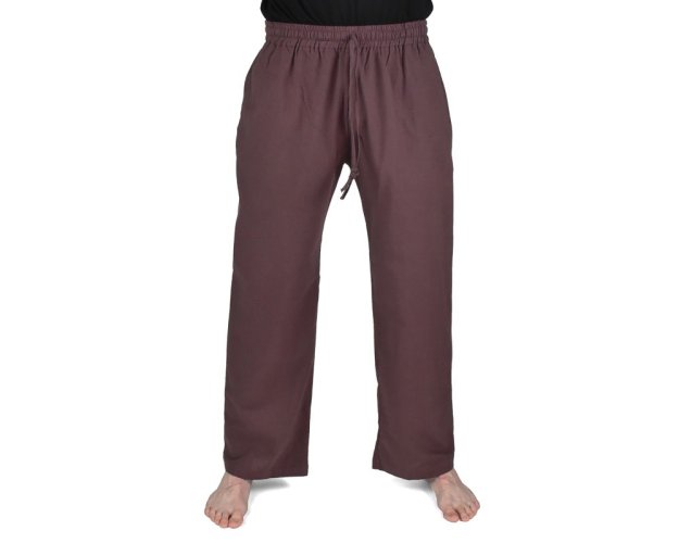 Kalhoty jóga SUMAY, fialové, délka 80 cm