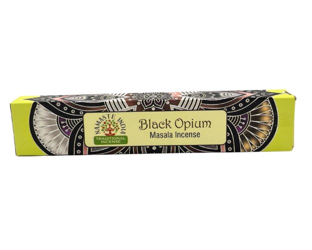 Indické vonné tyčinky Namaste India 15 g Black Opium