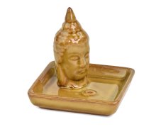 Stojan na VT keramický Buddha Žlutý