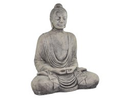 Zahradní betonová dekorace - Buddha meditující - Dhyana Mudra