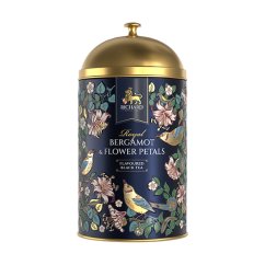 Černý aromatizovaný čaj Richard Royal Bergamot & flower petals,modrá – 60 g
