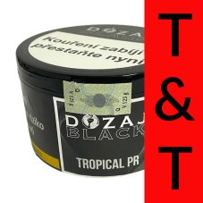 Tabák Dozaj Black T&T Tropical Pr 125 g