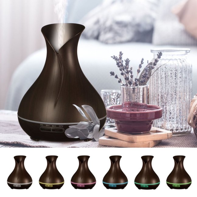 Aroma difuzér Vulcan tmavé dřevo 350ml SIXTOL