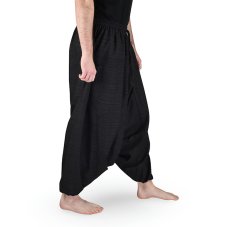Harémové kalhoty aladin LIN, černá, II. jakost