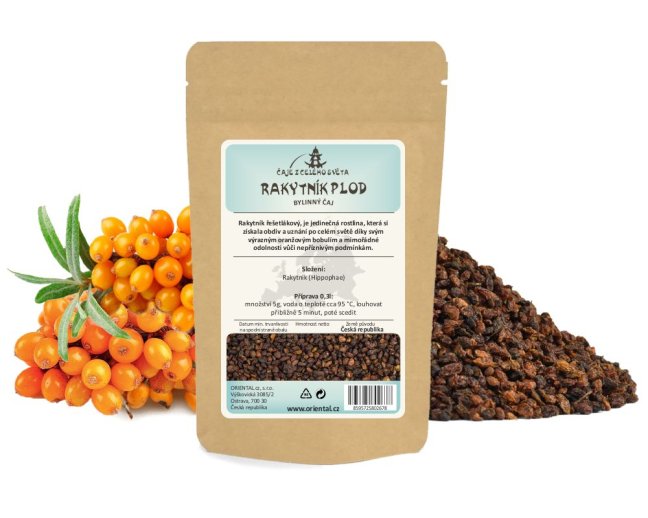 Bylinný čaj Rakytník plod - celý (Hippophae)