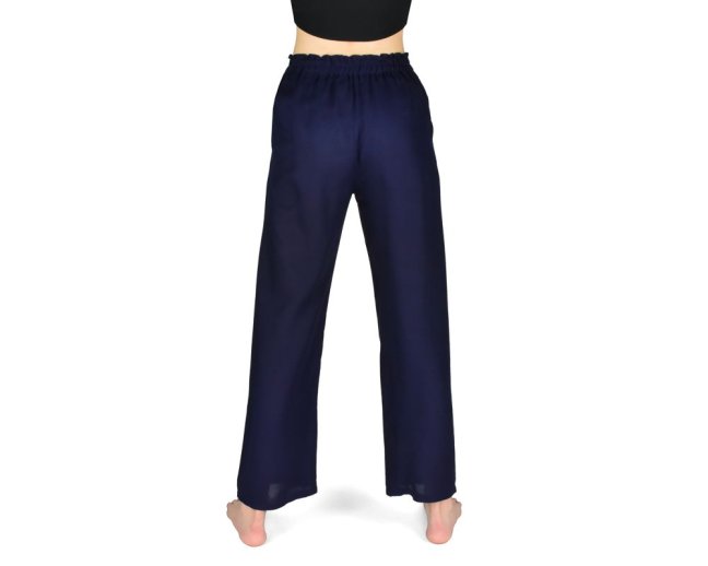 Kalhoty jóga OLVIR, tmavě modré