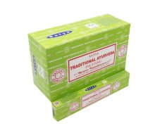 Indické vonné tyčinky Schrinivas Satya Traditional Ayurveda 15 g