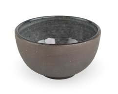 Keramická miska větší tmavě hnědá