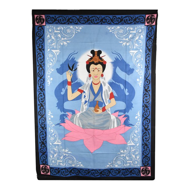 Přehoz Mandala - Kwan Yin 132 x 198 cm - II. jakost
