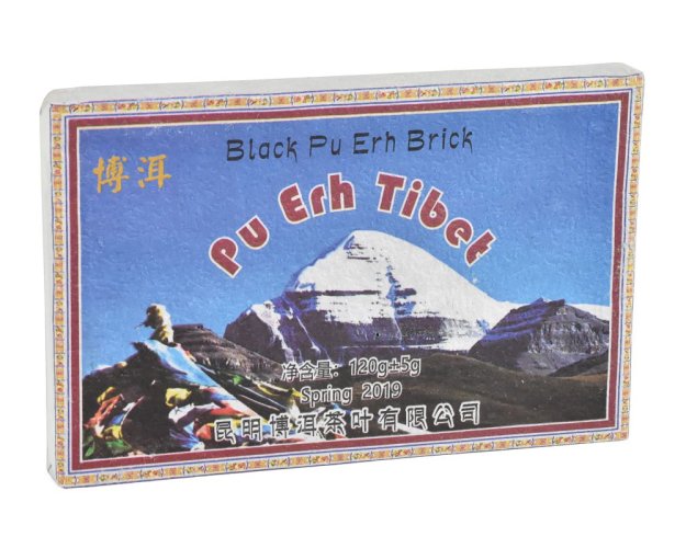 Tmavý čaj Pu Erh China Yunnan Tibetan brick ripe 2019 - 120 g