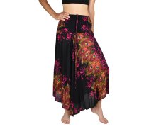 Sukně NAJWA, černá, paví pera