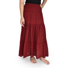 Sukně BUSBA s podšívkou, červená
