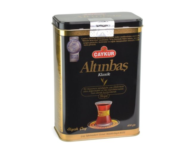 Černý čaj Caykur Altinbas Klasik - 400 g plechová dóza - poškozený obal