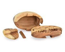 Dřevěná skládací krabička Strom života - dvoubarevná