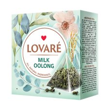 Polozelený aromatizovaný čaj Lovaré Milk Oolong (15 pyramid) 30 g