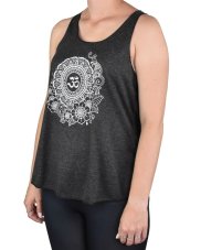 Dámské tílko YOGEE, tmavě šedé, ÓM