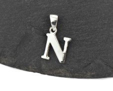Stříbrný přívěsek Písmeno "N"