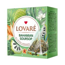 Zelený aromatizovaný čaj Lovaré Bahamian Soursop (15 pyramid) 30 g