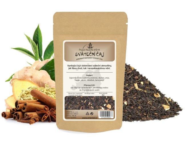 Černý aromatizovaný Sváteční čaj