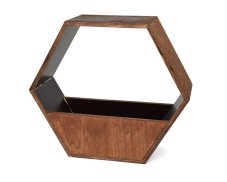 Truhlík na rostliny Hexagon 36 cm