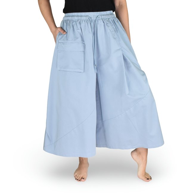 Capri culottes kalhoty DIN, modrá